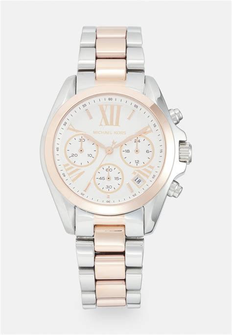 michael kors horloge dames bradshaw silver 45|Bradshaw Silver.